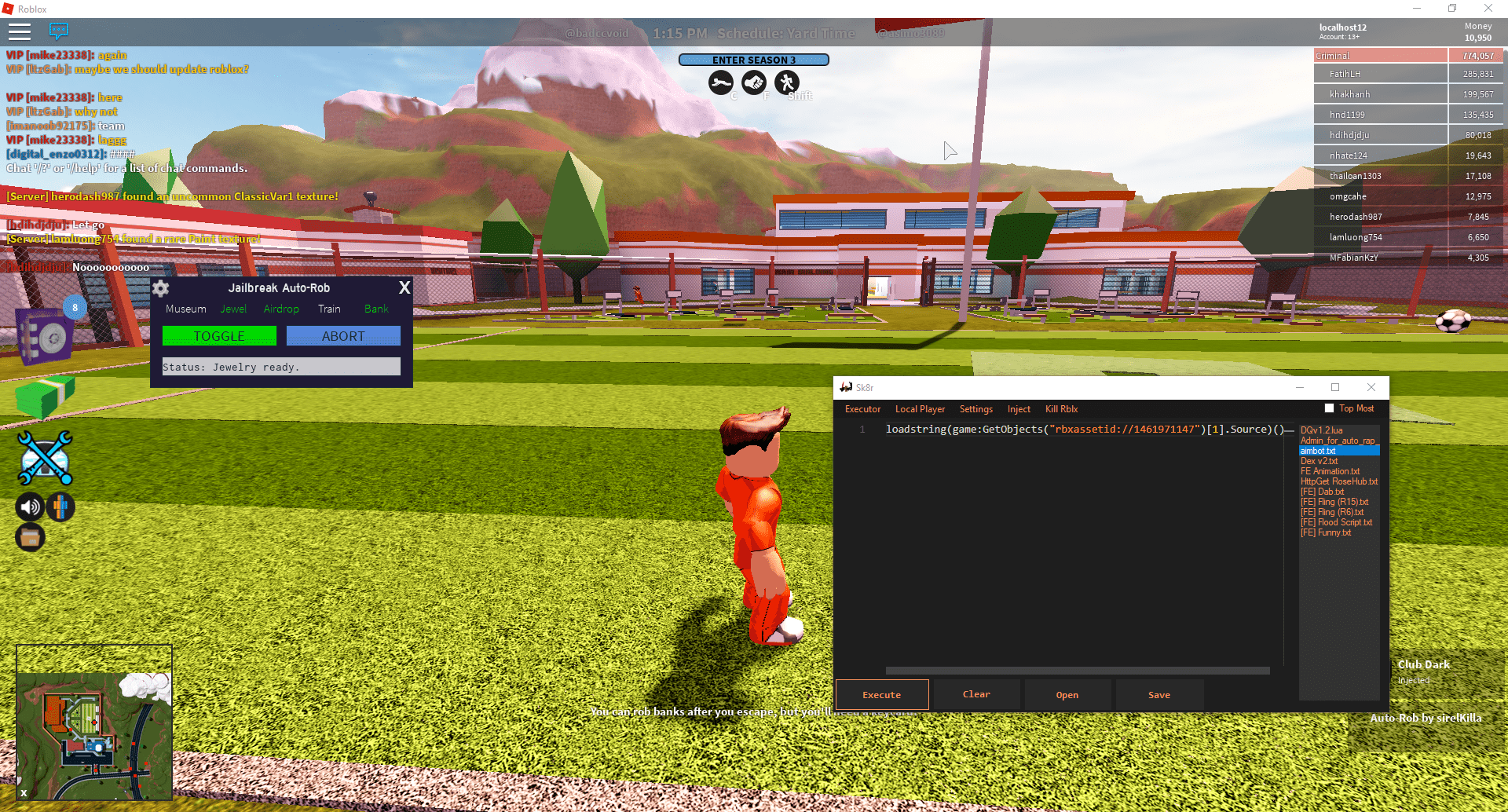 Roblox Elysian Script Gui